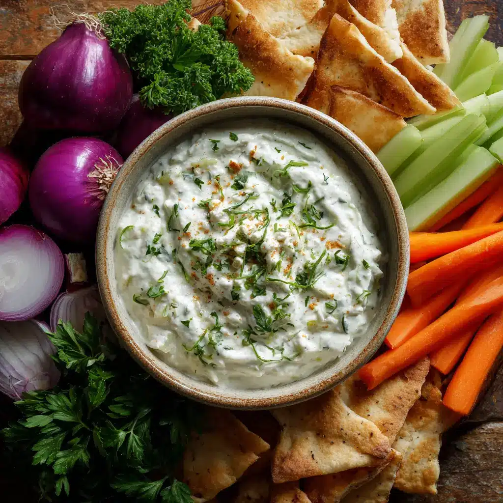 Whipped Caramelized Onion Cottage Cheese Dip: Healthier & Creamy